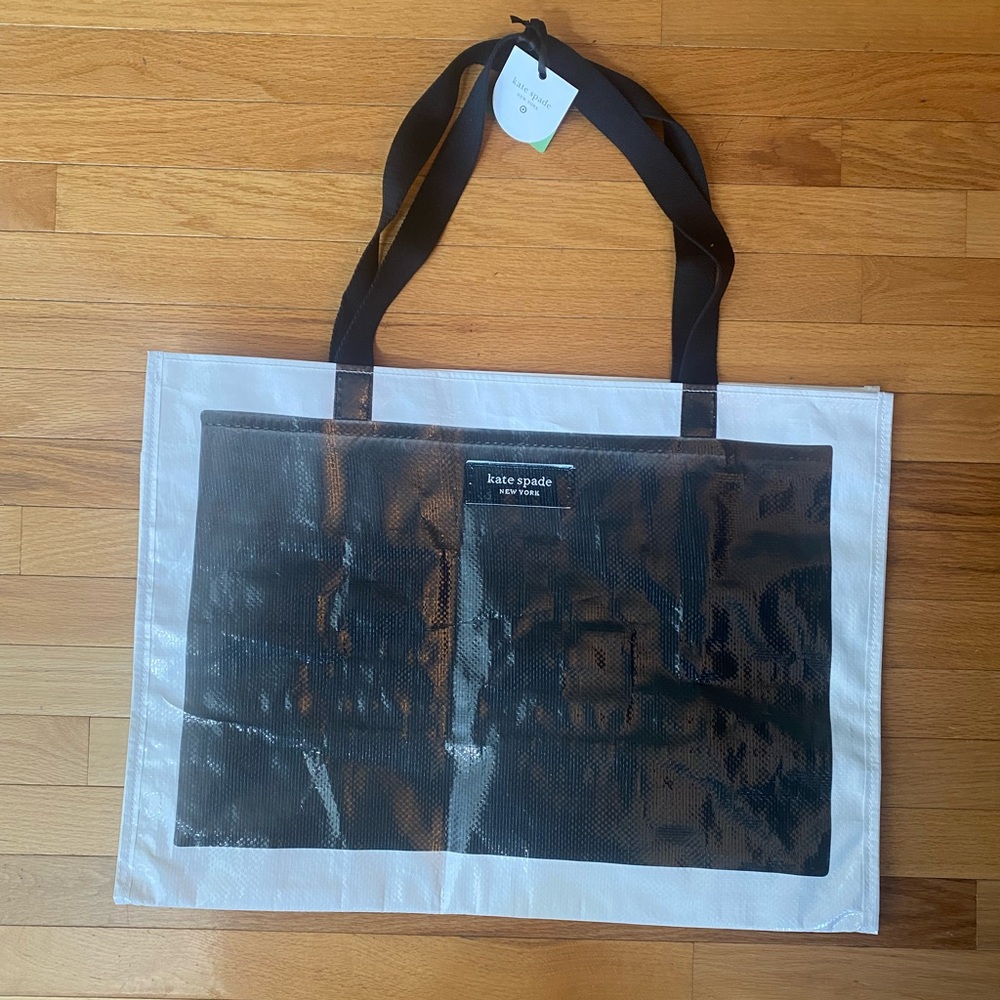 Kate Spade X Target Large Tote Bag Black White